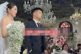 Giữa đám cưới, chú rể có hành động "lạ" khiến cô dâu khó xử