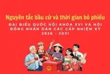 Nguyên tắc bầu cử và thời gian bỏ phiếu trong bầu cử Đại biểu Quốc hội và HDND các cấp