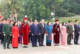 Tổng Bí thư, Chủ tịch nước Tô Lâm dâng hương tưởng niệm các Vua Hùng
