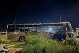 Xe khách cháy dữ dội trong đêm, 7 người tử vong