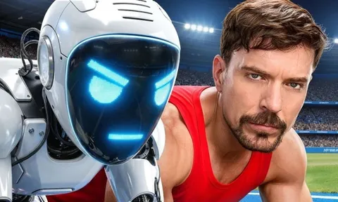 Con người bị đẩy đến cực hạn khi đấu với robot của 'vua YouTube'