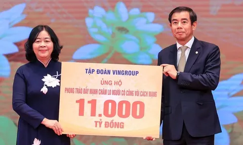 Vingroup chi 11.000 tỷ đồng xây tặng nhà cho Bà mẹ Việt Nam Anh hùng, Thương Binh hạng 1/4