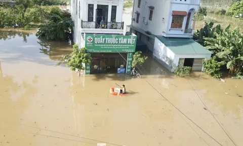 Nước lũ bắt đầu rút, Bắc Ninh còn hơn 15.000 hộ bị cô lập