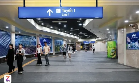 Không nhận ra ga ngầm metro số 1 TP.HCM