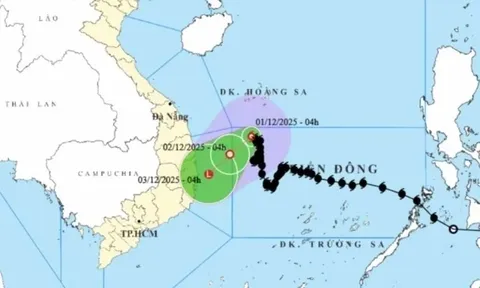Bão số 15 giật cấp 10, di chuyển chậm trên biển