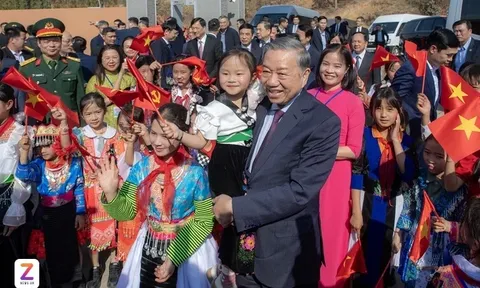 Tổng Bí thư dự khánh thành trường nội trú '5 sao' đầu tiên ở biên giới