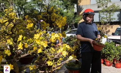 Tiểu thương bán hoa ở TP.HCM nhọc nhằn xả hàng kịp về quê ngày 29 Tết