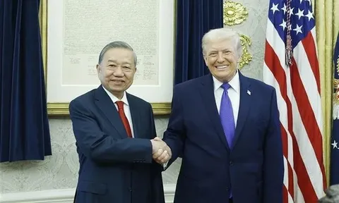 Tổng Bí thư Tô Lâm gặp Tổng thống Mỹ Donald Trump