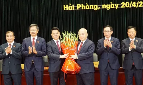 Ông Đỗ Thành Trung được bầu làm Chủ tịch UBND thành phố Hải Phòng