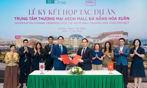 Dự án trung tâm thương mại hơn 4.300 tỷ đồng giữa BIM Group và AEON MALL vừa được ký kết