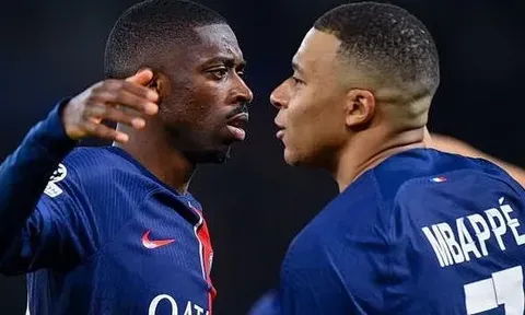 Tình thế đảo ngược với Mbappe và Dembele ở tuyển Pháp