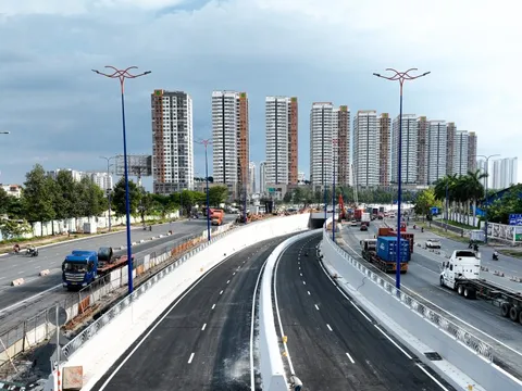 Hầm chui tại nút giao hiện đại nhất TP.HCM sắp thông xe