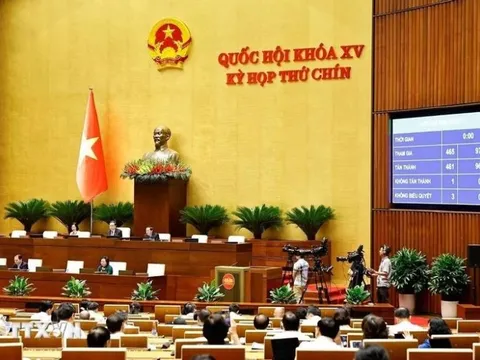 Nghị quyết của Quốc hội về sắp xếp đơn vị hành chính cấp tỉnh