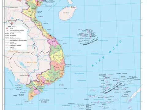 Tải miễn phí bản đồ chuẩn 34 tỉnh, thành mới của NXB Bản đồ