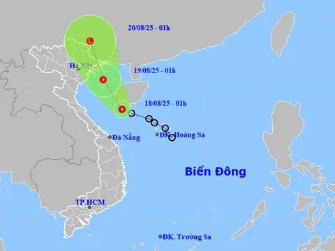 Áp thấp nhiệt đới vào vịnh Bắc Bộ hôm nay, mưa lớn kéo dài