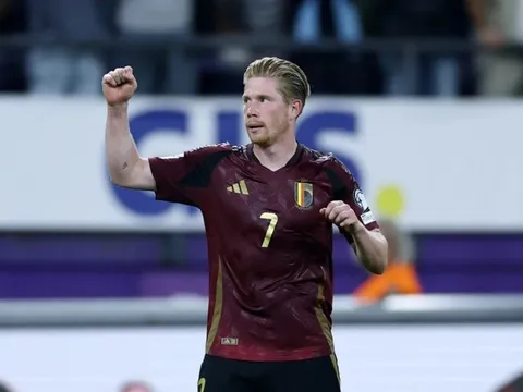 De Bruyne rực sáng giúp tuyển Bỉ thắng đậm