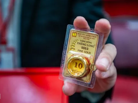 Giá vàng nhẫn lên gần 157 triệu đồng/lượng