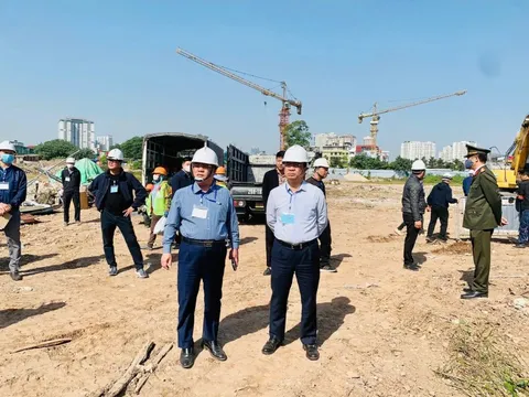 Hoàn thành cưỡng chế bàn giao mặt bằng dự án Nhà tang lễ quận Thanh Xuân