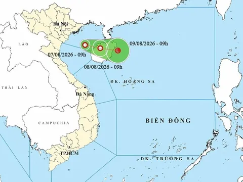 Áp thấp nhiệt đới hình thành trên Vịnh Bắc Bộ