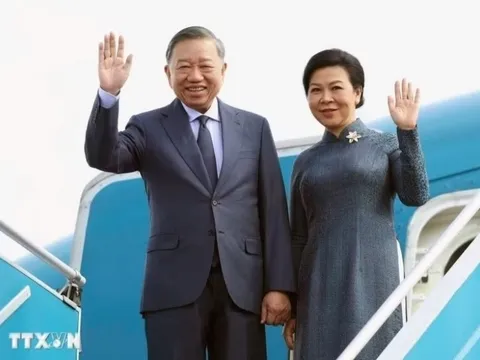 Tổng Bí thư, Chủ tịch nước Tô Lâm cùng Phu nhân lên đường thăm Nga và Pháp