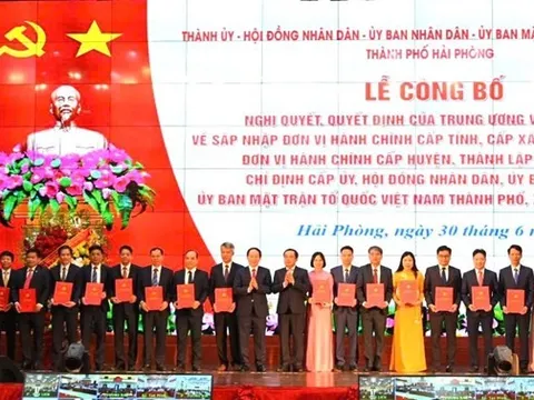 Danh sách lãnh đạo chủ chốt của các xã, phường và đặc khu của TP Hải Phòng
