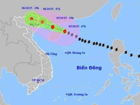 Bão số 11 đang ở giai đoạn mạnh nhất, từ tối nay ảnh hưởng Đông Bắc Bộ