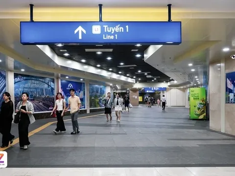 Không nhận ra ga ngầm metro số 1 TP.HCM