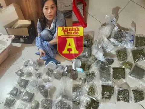 Bắt 'nữ quái' chuyên tiêu thụ cần sa qua dịch vụ giao hàng công nghệ