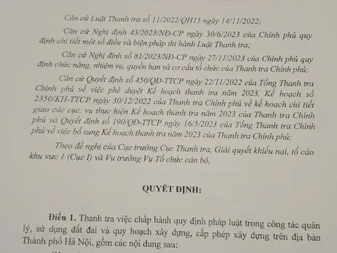 Bài 2: Dự án kéo dài 20 năm và cuộc thanh tra kéo dài 23 tháng