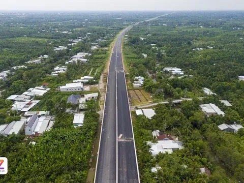 Toàn cảnh tuyến cao tốc Cần Thơ - Cà Mau sắp thông xe