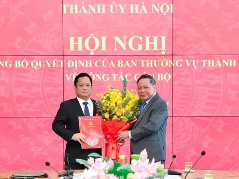 Hà Nội có tân Phó trưởng Ban Tuyên giáo và Dân vận Thành ủy