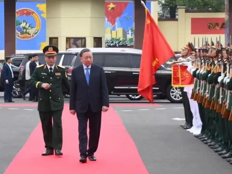 Tổng Bí thư, Chủ tịch nước Tô Lâm thăm và làm việc tại Quân khu 5