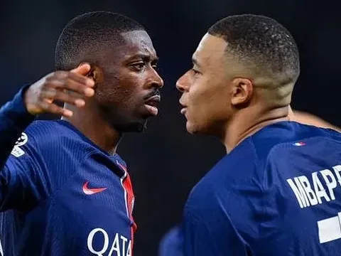 Tình thế đảo ngược với Mbappe và Dembele ở tuyển Pháp