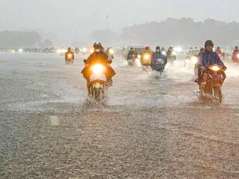Từ mai miền Bắc bước vào đợt mưa lớn diện rộng