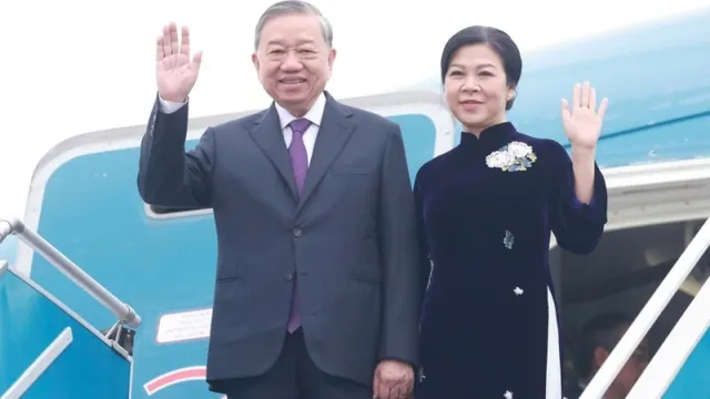 Tổng Bí thư, Chủ tịch nước Tô Lâm và Phu nhân lên đường thăm Thái Lan