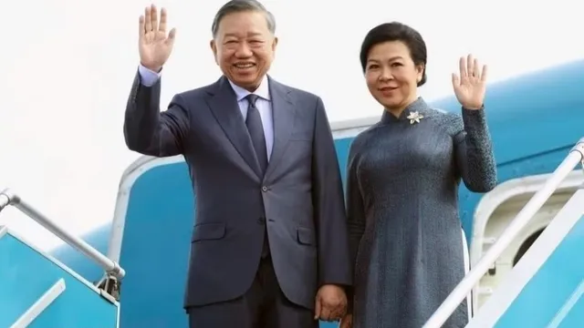 Tổng Bí thư, Chủ tịch nước Tô Lâm cùng Phu nhân lên đường thăm Nga và Pháp