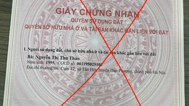 Xuất hiện sổ đỏ giả ở Hà Nội với những thủ đoạn vô cùng tinh vi
