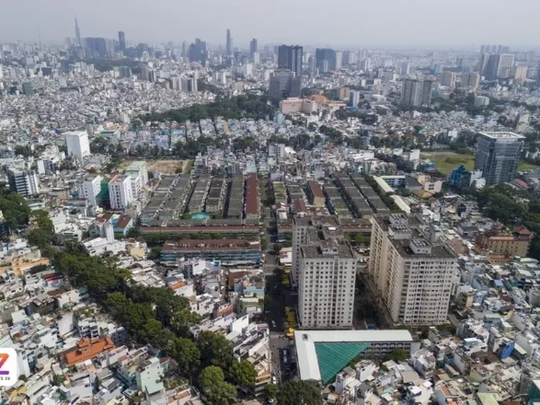 23 lô chung cư hơn 50 năm tuổi giữa trung tâm TP.HCM chờ xây mới
