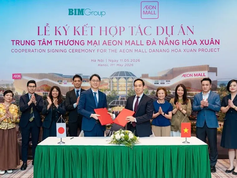 Dự án trung tâm thương mại hơn 4.300 tỷ đồng giữa BIM Group và AEON MALL vừa được ký kết